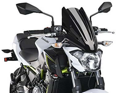 Puig 9369N Naked New Generation Touring improved wind protection, Black