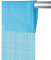 Arsvita Fadenvorhang mit Stangendurchzug, individuell kürzbare Gardine, moderner und eleganter Dekorationsartikel in vielen Farben und Ausführungen (B90xL250 cm/hellblau - himmelblau)