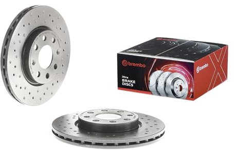 BREMBO 2x Bremsscheibe Vorderachse Belüftet 09.5843.3X Ø257mm, | Kompatibel mit: FIAT GRANDE PUNTO, PUNTO, PUNTO EVO, PUNTO Kasten/Schrägheck, OPEL ADAM, CORSA D, CORSA D Kasten/Schrägheck