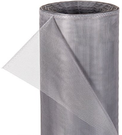 HaGa Fliegengitter 150cm Breite – Insektenschutz Fenster – Reißfest, UV-beständig, Zuschneidbar 100% PES – Moskitonetz & Mückenschutz – Fliegennetz (Meterware)