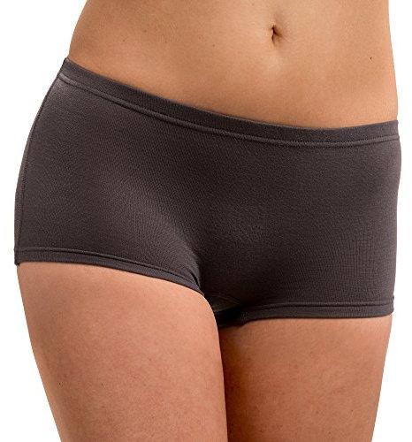 HERMKO 65700 Damen Sport-Pant schnelltrocknend + atmungsaktiv, Farbe:Graphit, Größe:36/38 (S)