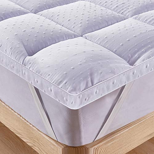 Bedecor Unterbett Matratzen Auflage Soft-Topper, Luxus-3D-Massage Bubbbles Abdeckung 150x200 cm