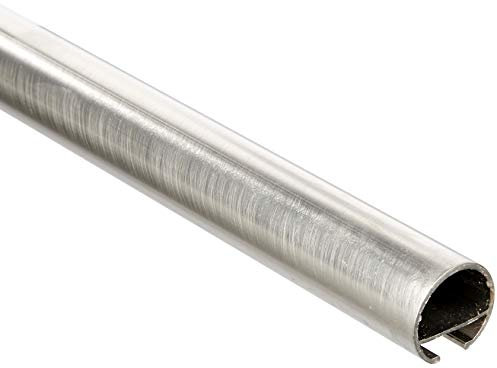Gardinenstange mit Innenlauf I Ø 20 mm edelstahl-optik 120