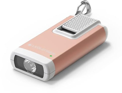 Ledlenser K4R - Llavero con linterna, color rosa