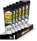 Pack de 6 unidades Pattex No Mas Clavos Invisible en Tubo Masilla para colgar sin taladrar la pared. Pega Madera, Aluminio, Piedra, Yeso, Cemento... Color Transparente