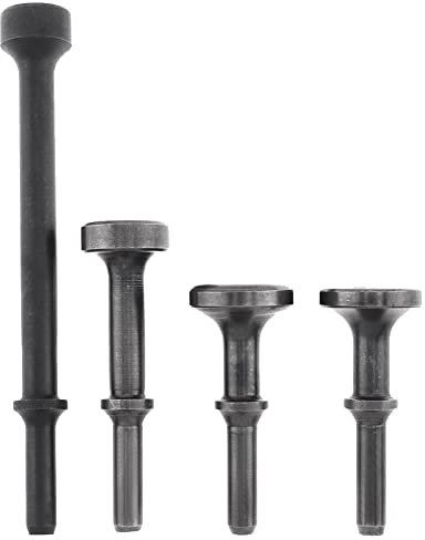 PRATYAHARA 4Pc Air Hammer Air Chisel Hard Steel Solid Impact Hammer Support Pneumatic Tool