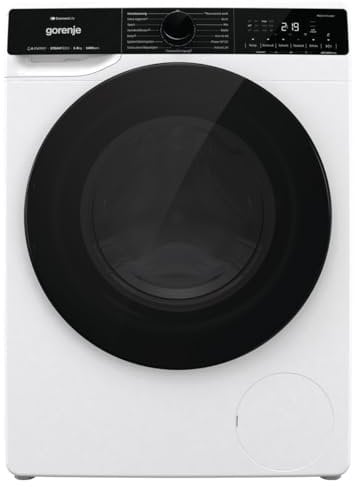 Gorenje WPNA 84 ATSWIFI3 Waschmaschine, 8 kg, WiFi, EEK A, Made in Europe, Inverter PowerDrive Motor, 1400 U/min, 15 Programme, AquaStop, SteamTech, Schnellprogramm, weiß