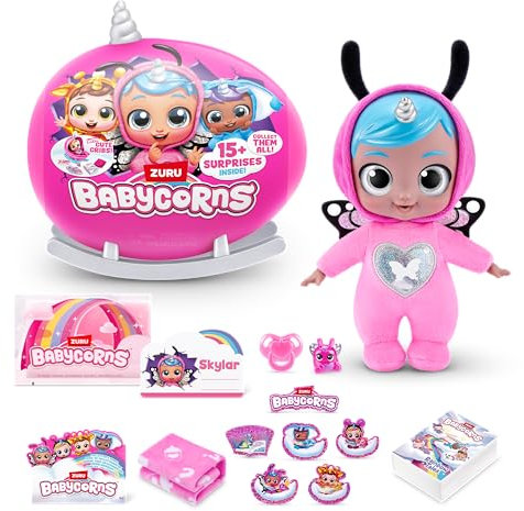 Babycorns Serie 1 Klein (Skylar) von ZURU Magische Babypuppen, Überraschung, Auspacken, Mädchen, Puppe