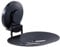 Porte-Savon à Ventouse Salle de Bain, Porte Savon Mural Douche, Support sans perçage, Noir, Réutilisable, Facile à Installer, en Acier revêtu