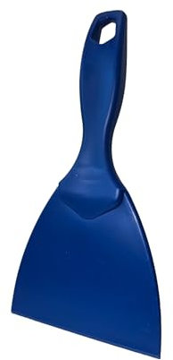 Teigspachtel | starr 10 cm | Teigschneider Teigspatel Küchenspatel Dough Scraper für Pizza, Brot und Teig (Blau)