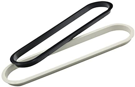 Oeillets de bureau, trou de câble de bureau, ensemble de 2 œillets de sortie de câble de table en plastique, couvercles de prise ovales, évents d'armoire, poignées décoratives, quincaillerie de meuble