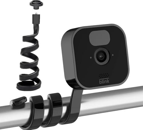 honecumi Flexible Twist Mount for Blink 3rd & 4th Gen Outdoor Camera Mount, Wall Mount for Blink Outdoor/Indoor Camera/Blink Outdoor 4 / Blink Mini/Blink XT/ XT2 Camera Mount, 360° Adjustable Mount