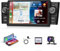 2G & 64G Podofo Autoradio Für FIAT Punto 2005-2009/Für FIAT Linea 2007-2011 Wireless Carplay Android Auto,7” Touchscreen Stereo Navi/WiFi mit AHD Rückfahrkamera GPS Bluetooth RDS/FM Radio/CANBUS