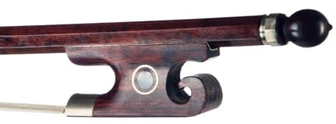 Geigenbogen Professioneller Bratschenbogen 16-Zoll-Bogen Im Barockstil Runder Schaft Gemaserter Holzbogen Mit Kreisförmiger Augeneinlage, Schnelle Reaktion