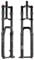 Wkantlaes Bike Double Shoulder Snow Front Fork 27.5inch / 29 inch MTB Double Crown Shock Absorber Fork 150mm Travel Disc Brake (A: 74mm) Air Suspension Bike Fork E-Bike Fork,27.5 inch