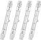 VINBE Halogenlampe R7S 78mm 150W, 230V, T3, Typ J Doppelseitige lineare, für Landschaftsbeleuchtung, Sicherheit, Stehlampen，2800K Warmweiß, 4 Stück