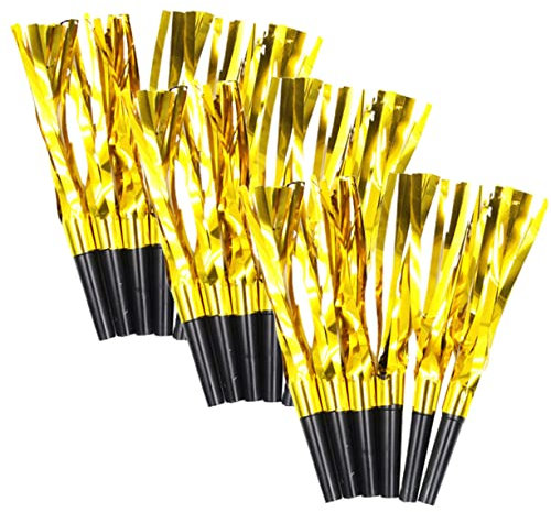 HIAKDOFT 30stücke Kreative Jubelpfeifen Musikalische Geräuschmacher Spielzeug Mit Quaste Für Junge Mädchen Urlaub Party