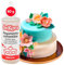 dekora - Pegamento Comestible – Adhesivo Alimentario para Fondant, Decoraciones de Pasteles y Galletas – Transparente, Sin Sabor, Secado Rápido – Con Dosificador Preciso – Ideal para Repostería