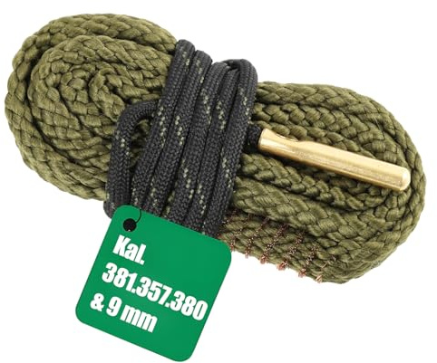 Sariputa Cordon de Nettoyage 9mm pour Canons .38Cal .357 Cal .380 Cal & 9mm Kit de Nettoyage pour Armes