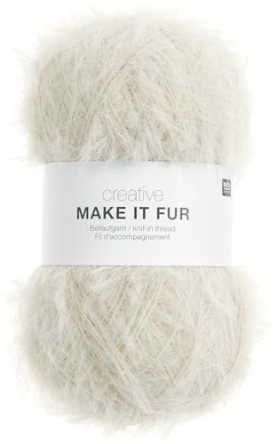Rico Design Creative Make It Fur Beilaufgarn 50g 350m (003 - Taupe)