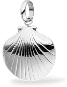 Purelei Muschel Charm für Damen, maritimer Anhänger aus Edelstahl in Muschelform, Schmuck Anhänger für Ketten und Armbänder, sommerliches Accessoire für Urlaub