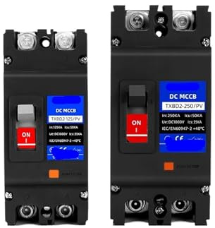 Disjoncteur DC à boîtier moulé TXBD2 MCCB, interrupteur de Protection contre les surcharges, protecteur photovoltaïque PV 125A 250A 2P, isolateur batterie(125A)