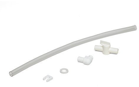 Foppapedretti, Kit de desagüe para bañeras, plástico, 1 juego, blanco