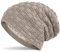 Hatstar Warme gefütterte Feinstrick Damen Beanie Herren Mütze | mit Flecht Muster und sehr weichem Fleece Innenfutter | Unisex Wintermütze weich & warm (2 | beige)