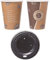 partypack 100 Premium Kaffeebecher 300ml und Deckel schwarz Pappbecher Coffee to go 0,3l Hartpapierbecher für Kalt- und Heißgetränke