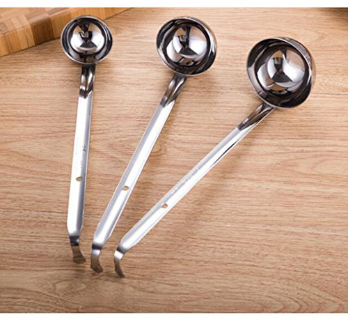 B Blesiya Stainless Steel Soup Pan Ladle, Dishwasher, 30ml