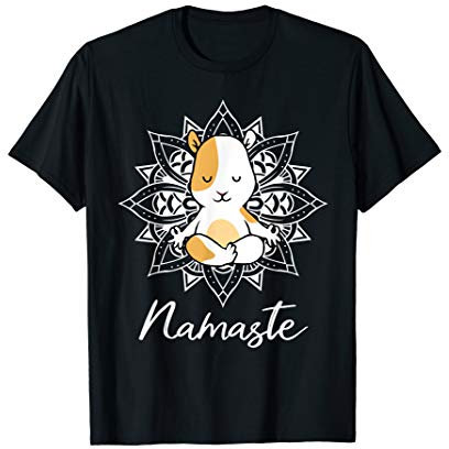 Meerschweinchen Yoga für einen Yoga Workout Fan T-Shirt