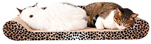 WHSPORT Kratzbrett für Katzen, Kratzsofa für Katzen, Kratzbrett in Sofa-Form, Kratz Pappe für die Krallen Deiner Katze,Kratzmöbel Wellpappe Kratzmatten, Krallen schärfen (Color : Brown)