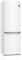 LG GBP61SWPGN - Frigorífico LG con Congelador y Cajón FreshConverter, Combi No Frost, de 186 cm y 374 L, Función DoorCooling, Compresor Smart Inverter y App, Color Blanco