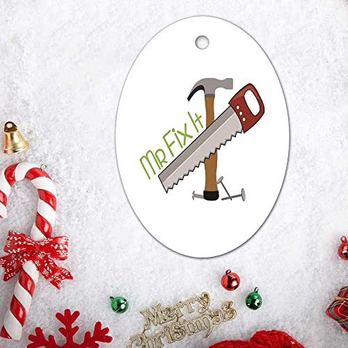 Fix It Kaninchen-Ornament, coole Weihnachtsdekoration, Initiale Ornament, Weihnachtsdekoration, Souvenir, Ornament-Kits für Kinder, beleuchtete Baumspitze, unbeleuchtet, geruchlos, Tier für den