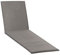 KETTtex EXKLUSIV Auflage Liege Taupe-Grau I Gartenliege Polster 200x60x4cm I KTH2 Liegenauflage weich & robust I atmungsaktive Liegestuhl-Auflage I UV-beständiges Liegekissen I Dessin 2332