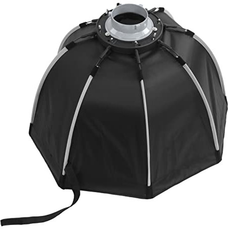 Softbox-Regenschirmreflektor, Bajonett-Design, Achteckige Softbox, Einfache Installation, Diffusor, Stoff, Reflektierende Beschichtung FüR Fotostudio (65 cm (K265))