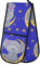 Double Oven Glove Cartoon Elephant Moon Star Heat Resistant Double Ovens Mitt Modern Cooking Gloves Potholders
