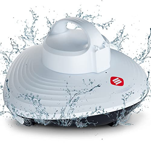 HYDRUS Robotic Cordless Pool Vacuum Cleaner with Brushless Motor,Powerful Pool Robot for Above Ground Pools, Up to 90 Mins Runtime, Self-Parking, Robot Vacuum for Summer Inground Flat Pool up to 50 Ft