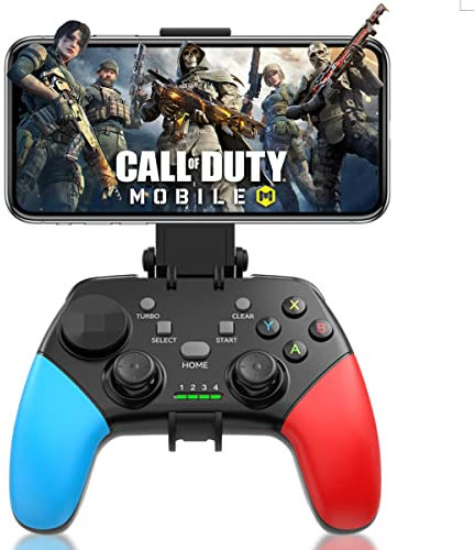 Controller di gioco wireless per iOS/Android/PC, arVin Mobile Gamepad per Samsung Galaxy, iPhone 14, iPhone 13 Pro max, Huawei, OPPO, Realme, Motorola, TCL, OnePlus, Google-COD Mobile