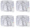 [4 Pack] Fairy String Lights, 100LED 10M 8 Modes USB Powered Remote Control Copper Wire Decorative String Lights with Timer for Bedroom, Party, Wedding, Christmas