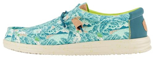Hey Dude Wally H2O Tropical - Mens Shoes - Blue Tropical - Size EU 44
