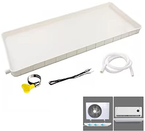 Air Conditioner Drip Pan - Perfect for Split AC Systems | PP Tray Water Collector Pad for Indoor/Outdoor Units | Prevents Leakage & Damage