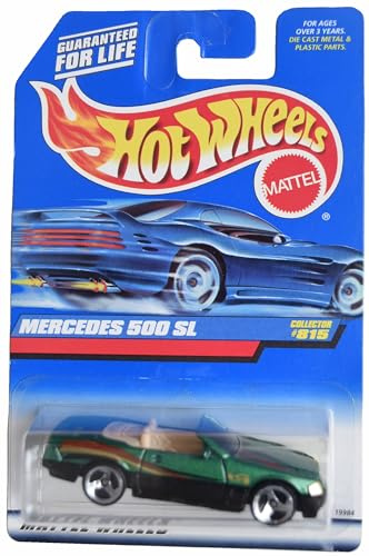 Hot Wheels Mercedes 500 SL, Grün #815 3 Speichen