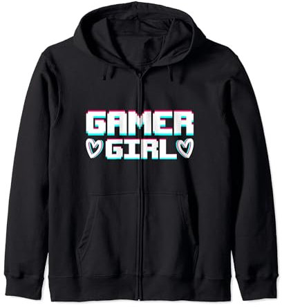 Gamer Girl Gaming Computer Konsole UwU Kawaii Kapuzenjacke