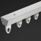 Gardinenschiene 1 Läufig Gardinenstange Vorhangschienensystem Deckenmontage V-förmiges Raumteiler-Deckenschienen-Set Für Vorhänge(Color:White,Size:3m(2 * 1.5m))