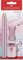 Faber-Castell Sparkle 118298 Lot de crayons avec taille-crayon, gomme et 2 crayons Rose métallisé