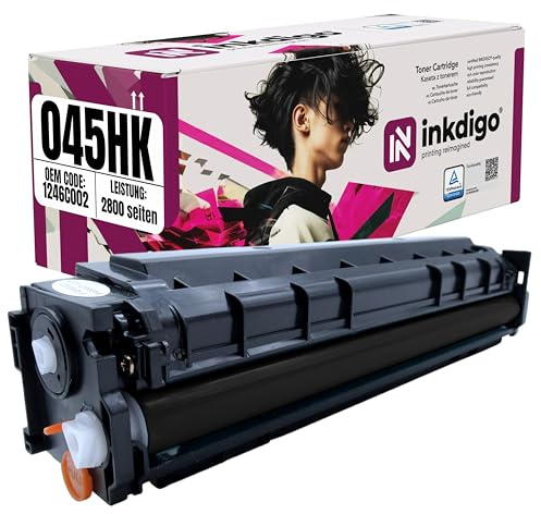 CRG045 CRG-045 Toner Premium TÜV Schwarz Kompatibel Canon Color imageCLASS MF 632Cdw 634Cdw Sensys LBP-612Cdw LBP-613Cdw MF 631Cn 633Cdw 634Cdw 635Cx