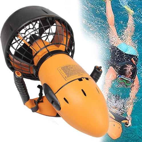 Dfdieratve Handgehaltener Tauchpropeller, Tauchausrüstung, Tauchverstärker, Unterwasserpropeller, Unterwasserflugzeug, Unterwasserpropeller Unterwasser Erkunden,500W-2Batteries