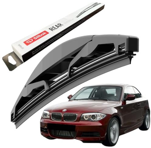 Silbak Rear Windscreen Wiper, fits for BMW 1 SERIES (09/2011-05/2019) Rear Wiper Blade, 330mm
