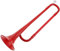 TOYANDONA 1Stk B-Trompete praktisches Horn Puzzle-Spielzeug Requisite für Leistung Gehirnspielzeug kinderinstrumente kinder musikinstrumente Jugendpioniere Horn Studentische Trompete Abs rot